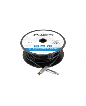 lanberg Kabel HDMI M/M v2. 10M czarny optyczny AOC