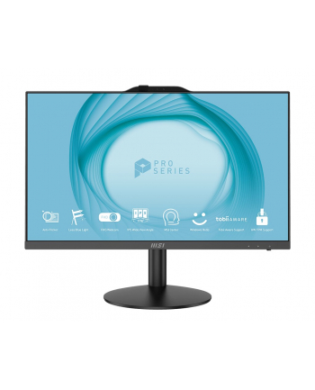 msi Komputer All-in-One PRO AP242 13M-280(wersja europejska)  i5-13400/8GB/512GB/23.8 cala/Czarny