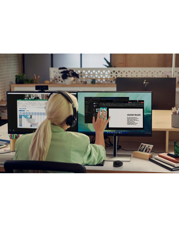 hp inc. Monitor dotykowy FHD E24t G5 6N6E6AA główny