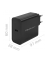 qoltec Ładowarka Super Quick PD | 1xUSB-C | 65W | 5-20V | 3-3.25A |     Czarna - nr 17