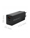 qoltec Ładowarka GaN Power Pro | 1xUSB-C | 1xUSB | 100W | 5-20V | 1.5-5A| PD | Czarna - nr 3