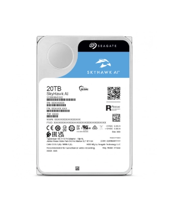 SEAGATE Surveillance Video Optimized AI Skyhawk 16TB HDD SATA 6Gb/s 512MB cache 3.5inch CMR Helium nr 1
