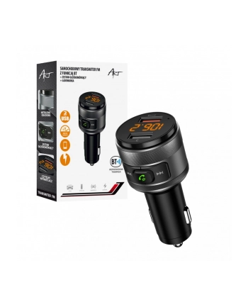 ART Car FM MP3 TRANSMITTER with BT USB LCD function FM-57 QC3.0 nr 1