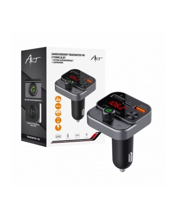 ART Car FM MP3 TRANSMITTER with BT USB LCD function FM-84B QC3.0 nr 2