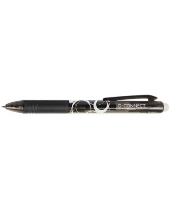 pbs connect Długopis automatyczny Q-CONNECT 1,0mm, wymazywalny, czarny KF18624  cena za 1 sztukę