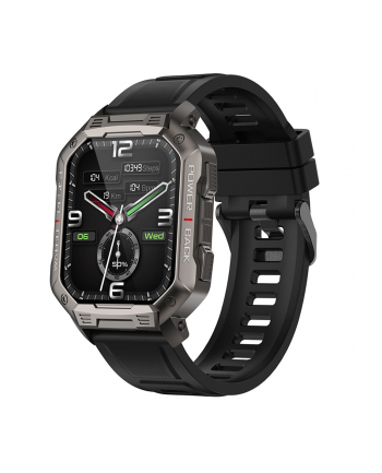 kumi Smartwatch U3 Pro 1.83 cala 400 mAh Czarny