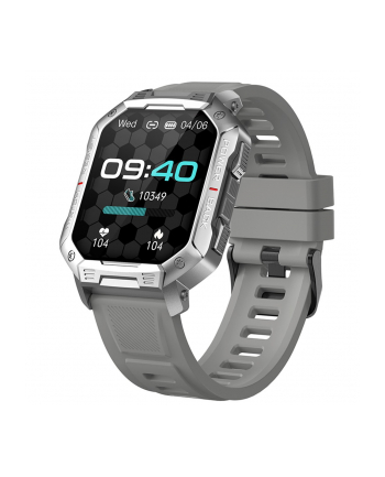 kumi Smartwatch U3 Pro 1.83 cala 400 mAh Srebrny