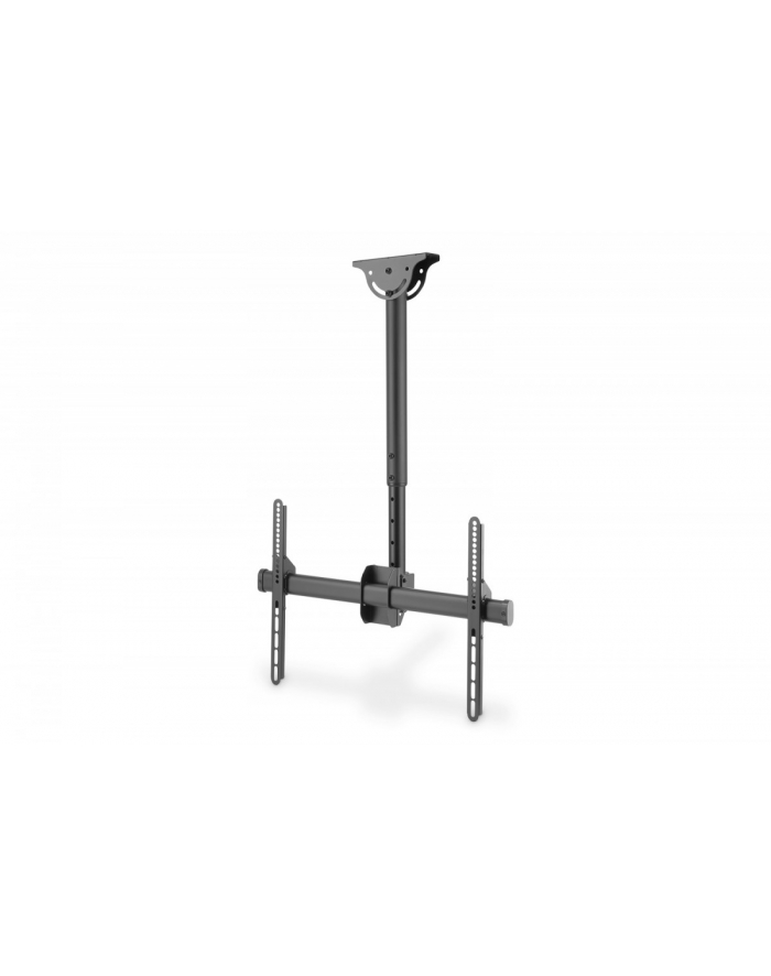 digitus Uchwyt sufitowy TV 37-70 cali 50kg, z regulacją teleskopową 560-910mm Czarny główny