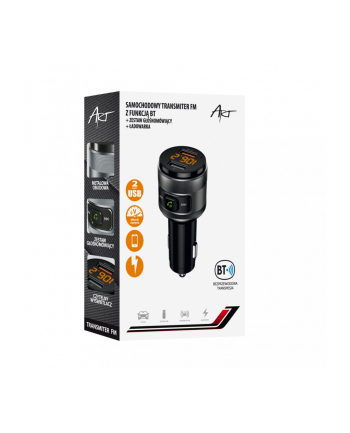 ART Car FM MP3 TRANSMITTER with BT USB LCD function FM-57 QC3.0