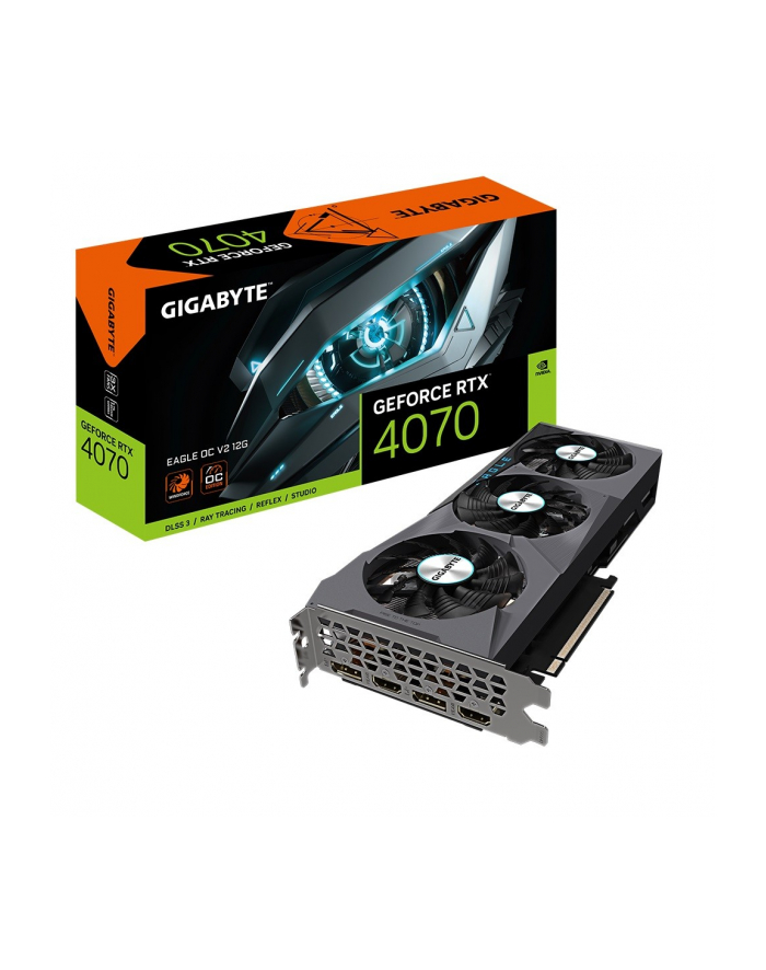 gigabyte Karta graficzna GeForce RTX 4070 EAGLE OC V2 12GB GDDR6X 192bit 3DP główny