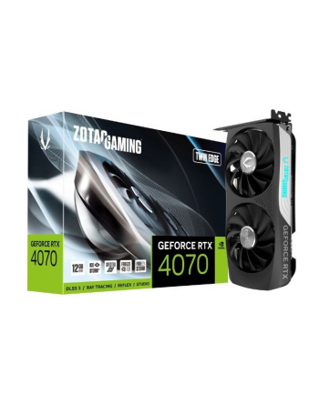 zotac Karta graficzna GeForce RTX 4070 TWIN EDGE 12GB GDDR6X 192bit 3DP