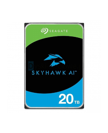 SEAGATE Surveillance Video Optimized AI Skyhawk 20TB HDD SATA 6Gb/s 512MB cache 3.5inch CMR Helium nr 1