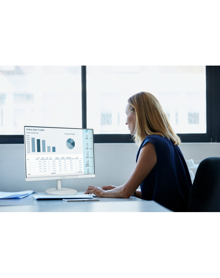 philips Monitor 241V8AW 23.8 cala IPS HDMI Głośniki Biały główny