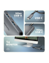 axagon Hub HMC-5H8K 2x USB-A, 1x USB-C, 8K HDMI, USB 3.2 Gen 1 hub, PD 100W, 15cm USB-C kabel - nr 24