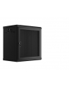 LANBERG Szafa wisząca rack 19inch 12U 600x450 drzwi perforowane czarna flat pack - nr 1