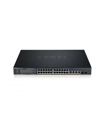 zyxel Przełącznik XMG1930-30HP, 24-port 2.5GbE Smart Managed Layer                2 PoE 700W 22xPoE+/8xPoE++ Switch with 4 10GbE and 2 SFP+ Uplink