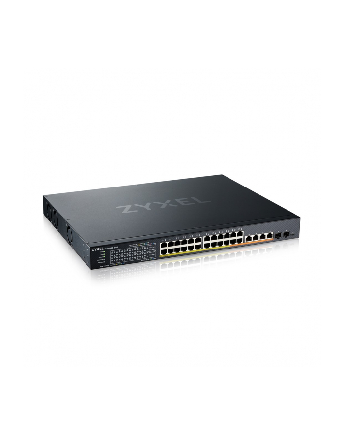 zyxel Przełącznik XMG1930-30HP, 24-port 2.5GbE Smart Managed Layer                2 PoE 700W 22xPoE+/8xPoE++ Switch with 4 10GbE and 2 SFP+ Uplink główny