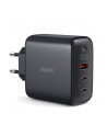 aukey PA-B6T Black Omnia II GaN ładowarka sieciowa 3xUSB (2xUSB C+ 1xUSB A) 65W QC PD - nr 9