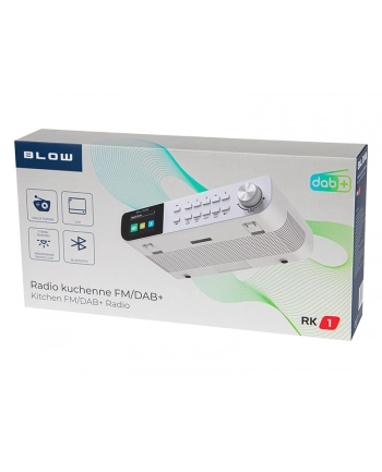 blow Radio kuchenne przenośne FM/DAB+ RK1 białe nr 2