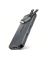 axagon Hub HMC-5H8K 2x USB-A, 1x USB-C, 8K HDMI, USB 3.2 Gen 1 hub, PD 100W, 15cm USB-C kabel - nr 23