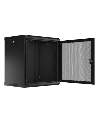 LANBERG Szafa wisząca rack 19inch 12U 600x450 drzwi perforowane czarna flat pack nr 2