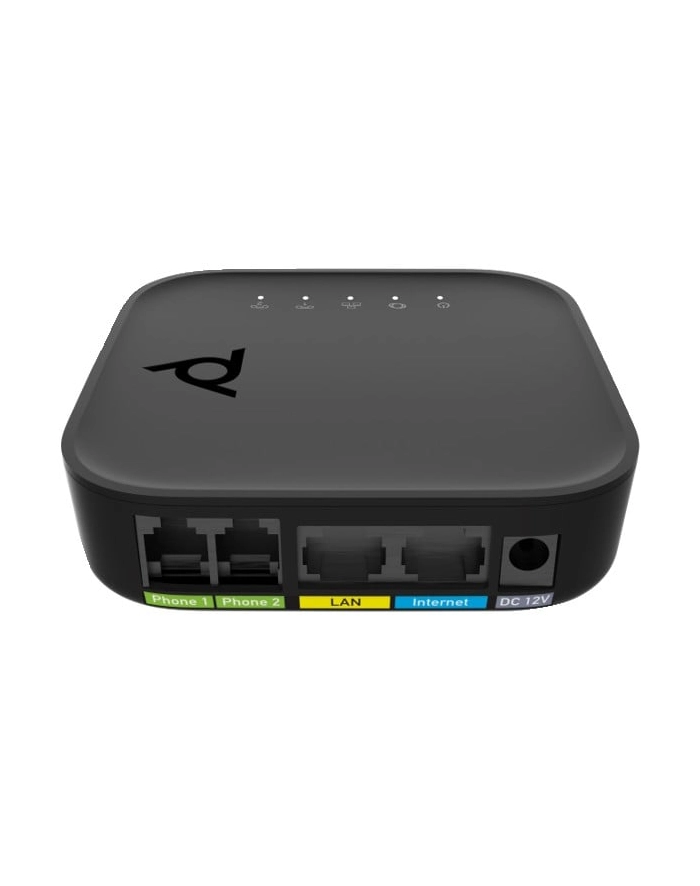 hp inc. HP Poly ATA 402 2FXS Voice Port VoIP Adapter with Open SIP and Power Supply No localization główny