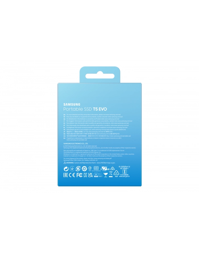 SAMSUNG Portable SSD T5 EVO 4TB USB 3.2 Gen 1 Kolor: CZARNY główny