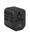 Adapter podróżny Maclean MCE238N zasilacz USB, 2xUSB 2,4A + USB-C PD 20W, Bezpiecznik 8A, Quick and Fast Charge, 200 krajów świata - nr 1