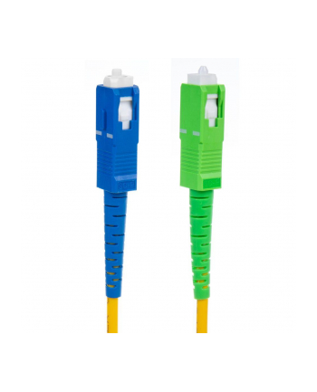 Patchcord światłowód kabel Maclean, SC/APC-SC/UPC SM 9/125 LSZH, jednomodowy, długość 5m, simplex, G657A2, MCTV-403