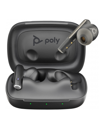 hp inc. HP Poly Voyager Free 60 UC M Carbon Black Earbuds +BT700 USB-A Adapter +Basic Charge Case