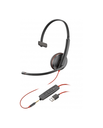 hp inc. HP Poly Blackwire 3215 Monaural USB-A Headset Bulk