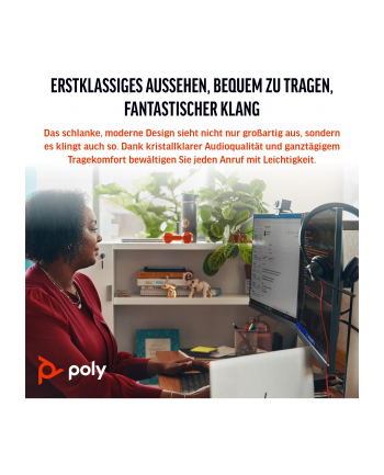 hp inc. HP Poly Blackwire 3320 Stereo Microsoft Teams Certified USB-C Headset +USB-C/A Adapter