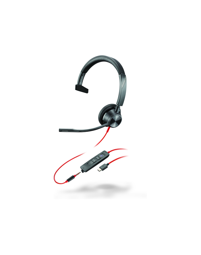 hp inc. HP Poly Blackwire 3315 Monaural Microsoft Teams Certified USB-C Headset +3.5mm Plug +USB-C/A Adapter główny
