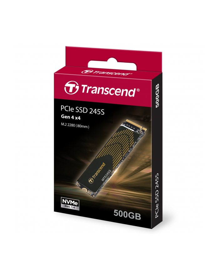 TRANSCEND 500GB M.2 2280 PCIe Gen4x4 NVMe 3D TLC DRAM-less główny