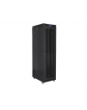 LANBERG Szafa stojąca rack 19inch 47U 800x1000 drzwi perforowane LCD flat pack czarna - nr 10