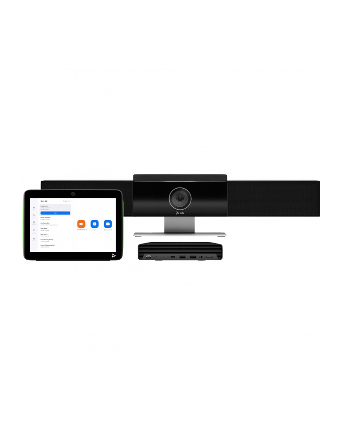 hp inc. HP Poly Studio Medium Room Bundle for Zoom Rooms Studio USB Video Bar and HP PC w/TC10 ABB główny