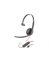hp inc. HP Poly Blackwire 3210 Monaural USB-C Headset +USB-C/A Adapter - nr 3