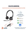 hp inc. HP Poly Blackwire 3320 Stereo Microsoft Teams Certified USB-C Headset +USB-C/A Adapter - nr 15