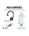 hp inc. HP Poly Blackwire 3310 Monaural USB-C Headset +USB-C/A Adapter - nr 15