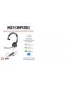 hp inc. HP Poly Blackwire 3310 Monaural USB-C Headset +USB-C/A Adapter - nr 16
