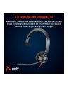 hp inc. HP Poly Blackwire 3310 Monaural USB-C Headset +USB-C/A Adapter - nr 25