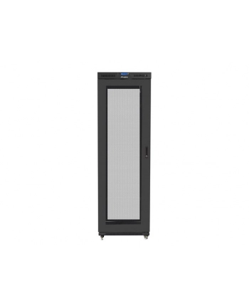 LANBERG Szafa stojąca rack 19inch 47U 800x1000 drzwi perforowane LCD flat pack czarna nr 2