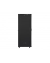 LANBERG Szafa stojąca rack 19inch 47U 800x1000 drzwi perforowane LCD flat pack czarna - nr 5