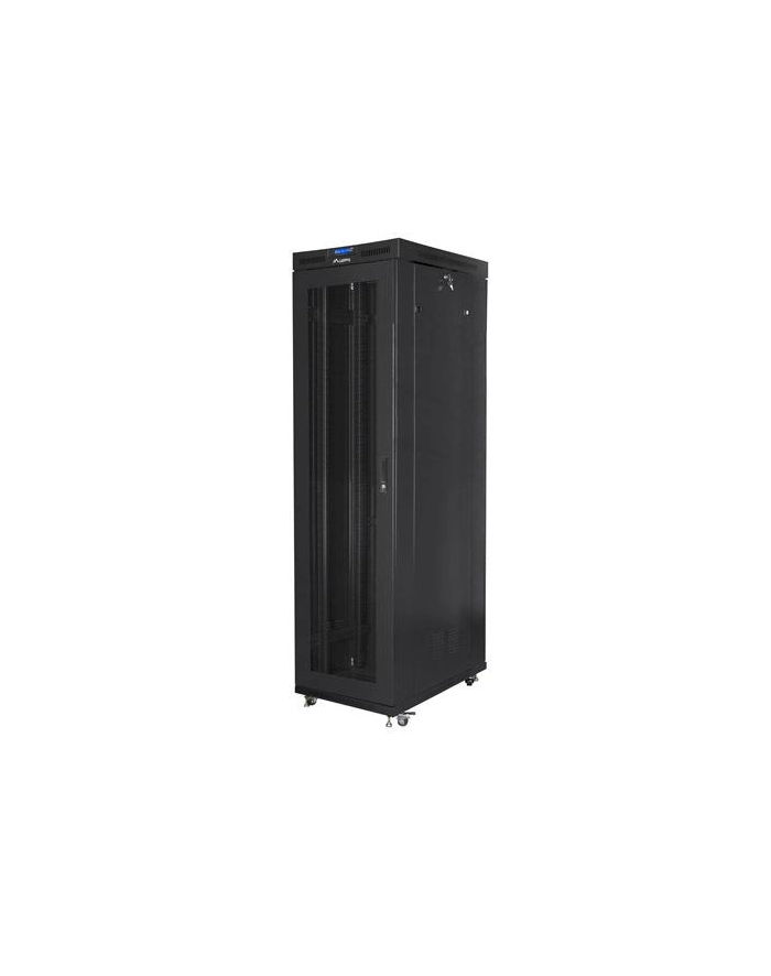 LANBERG Szafa stojąca rack 19inch 47U 800x1000 drzwi perforowane LCD flat pack czarna główny