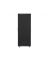 LANBERG Szafa stojąca rack 19inch 47U 800x1000 drzwi perforowane LCD flat pack czarna - nr 9