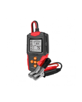 Tester cyfrowy Qoltec akumulatora z wyświetlaczem LCD | 12V | 24V | 3Ah-200Ah nr 1