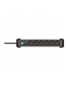 Brennenstuhl Premium-Alu-Line power strip 6-way (Kolor: CZARNY/silver, 3 meters, with safety switch) - nr 16