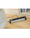 Brennenstuhl Premium-Alu-Line power strip 6-way (Kolor: CZARNY/silver, 3 meters, with safety switch) - nr 4