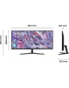 SAMSUNG ViewFinity S50GC S34C500GAU, LED monitor (86 cm (34 inches), Kolor: CZARNY, WQHD, HDMI, DisplayPort, 100Hz panel) - nr 16