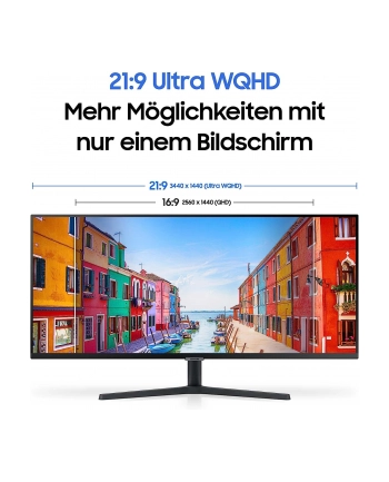 SAMSUNG ViewFinity S50GC S34C500GAU, LED monitor (86 cm (34 inches), Kolor: CZARNY, WQHD, HDMI, DisplayPort, 100Hz panel) nr 1